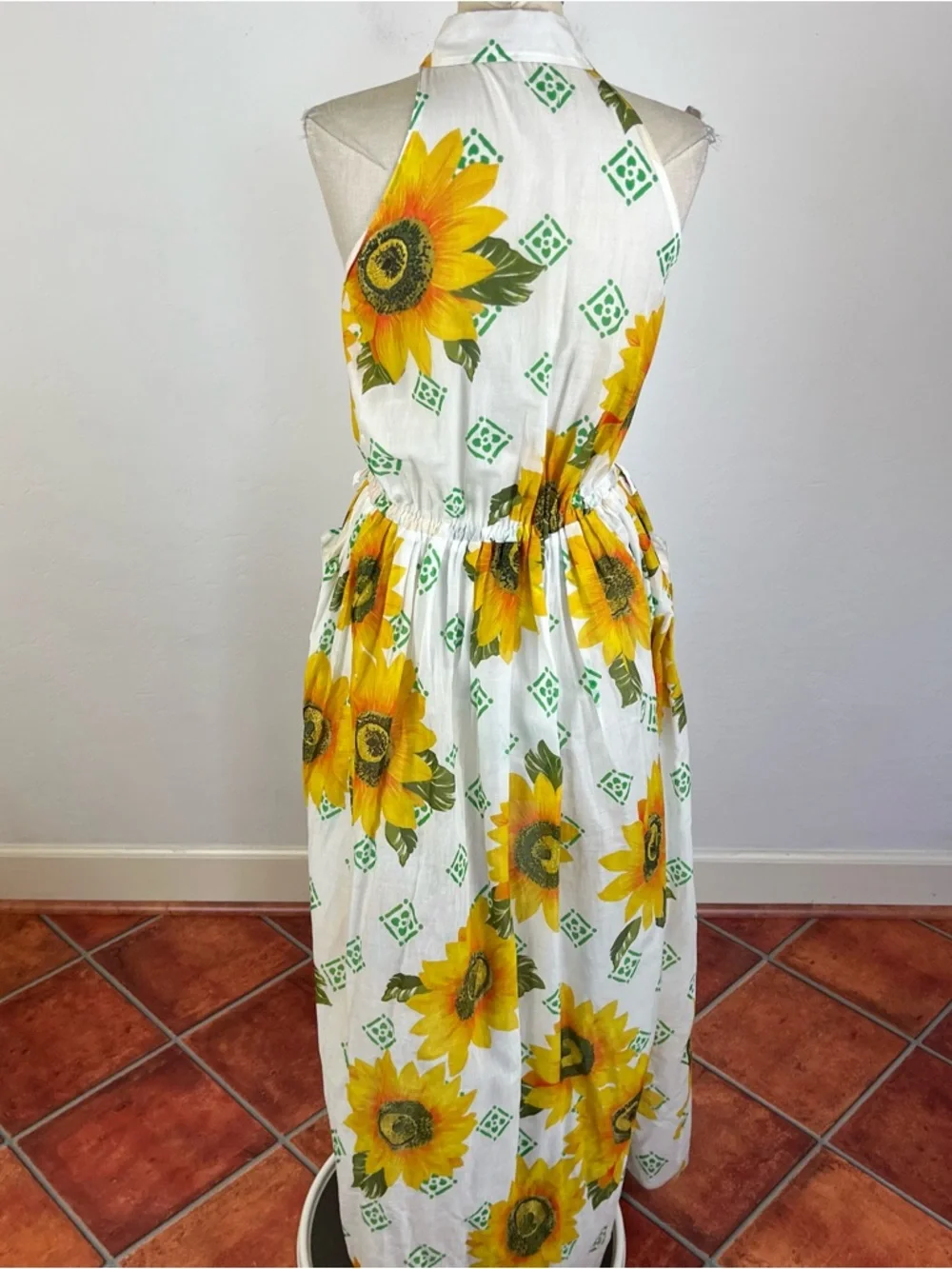Dolce & Gabbana Sunflower Sleeveless Maxi Dress - Picture 7 of 11